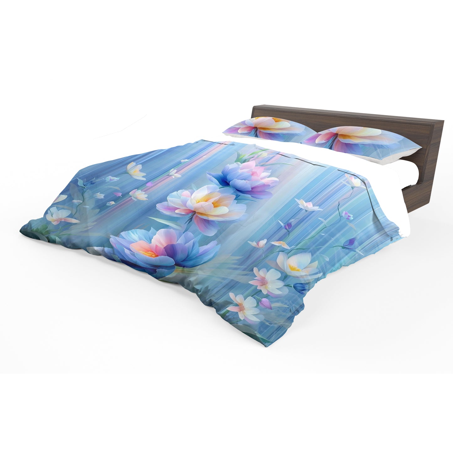 Pastel Petals Duvet Cover Set