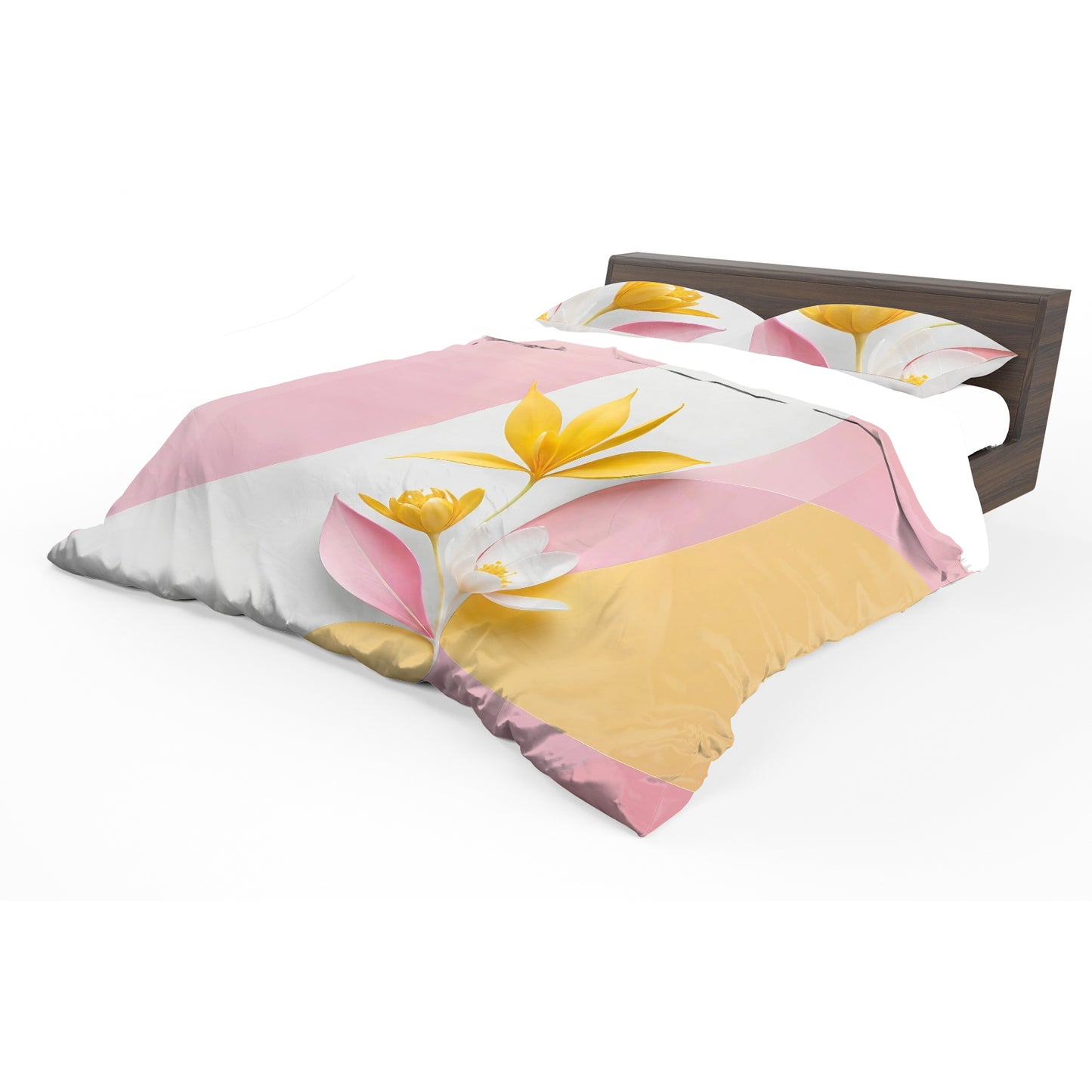 Pastel Petals Duvet Cover Set