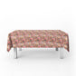 Pastel Pink Floral Rectangle Tablecloth