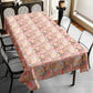 Pastel Pink Floral Rectangle Tablecloth