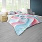 Pastel Pink and Blue Duvet Cover Set