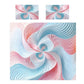 Pastel Pink and Blue Duvet Cover Set
