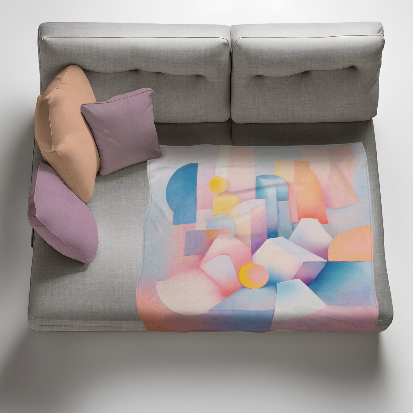Pastel Prism Light Weight Fleece Blanket