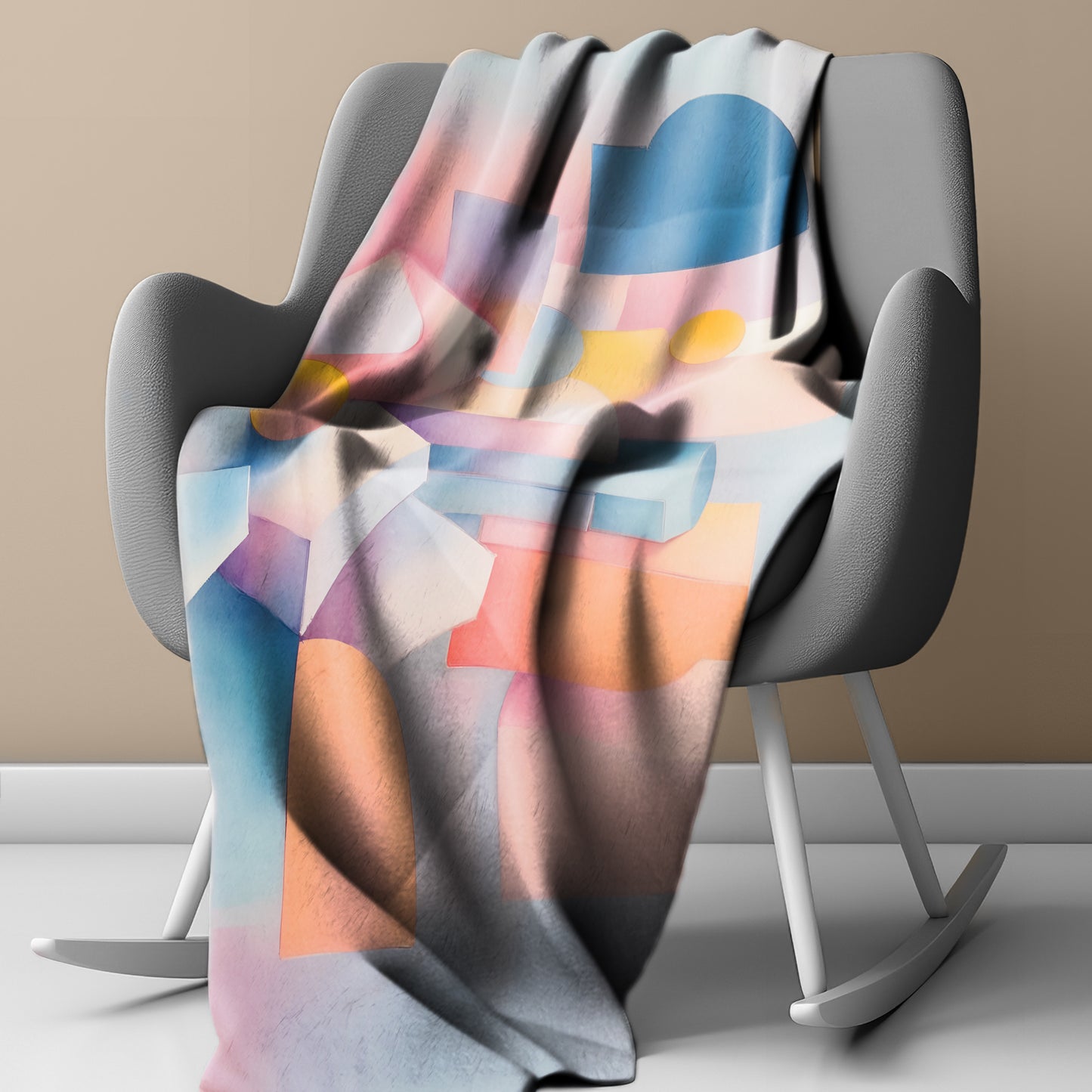 Pastel Prism Light Weight Fleece Blanket