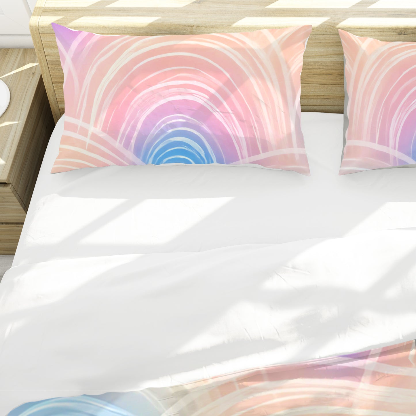 Pastel Rainbow Arches Duvet Cover Set