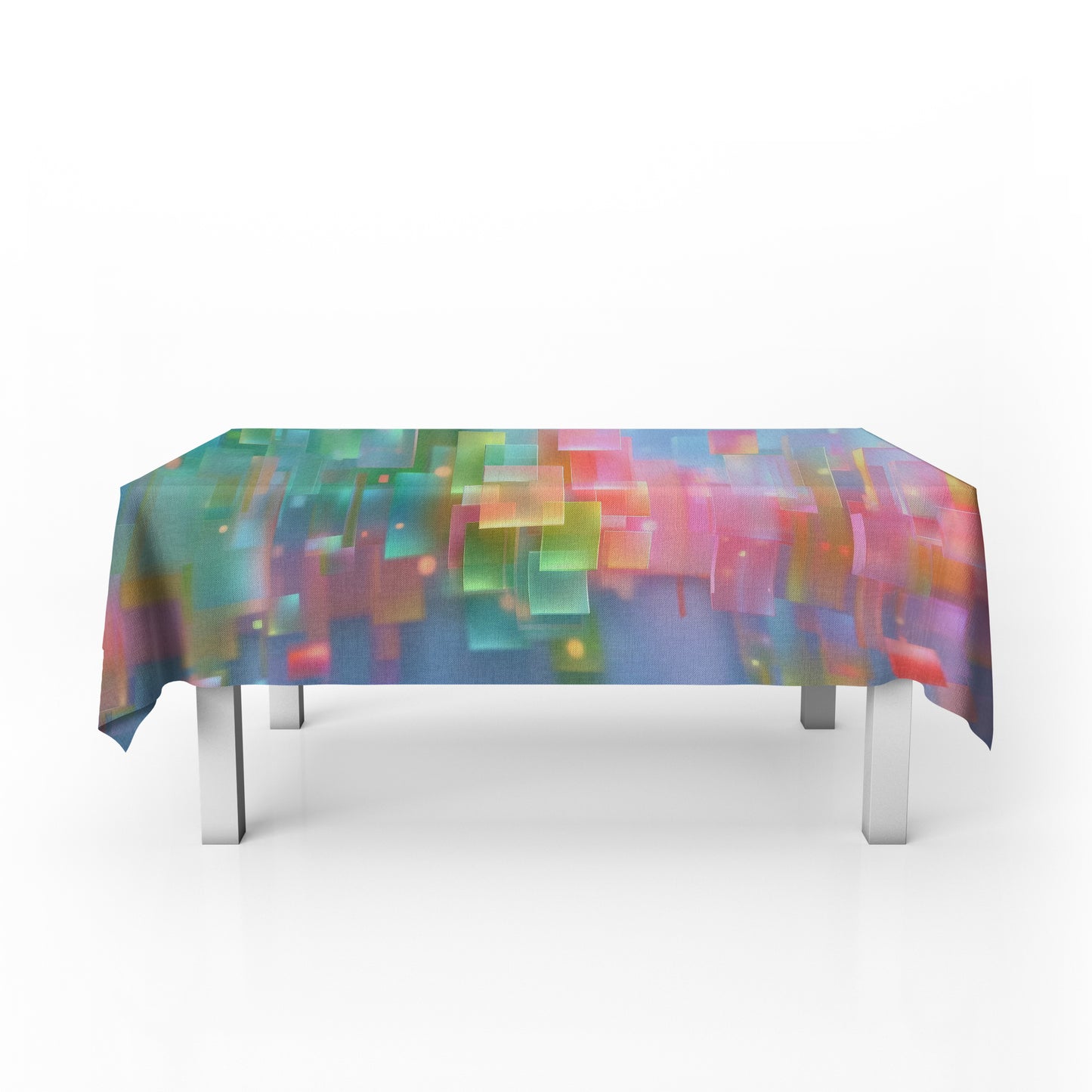 Pastel Rectangles Rectangle Tablecloth