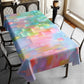 Pastel Rectangles Rectangle Tablecloth