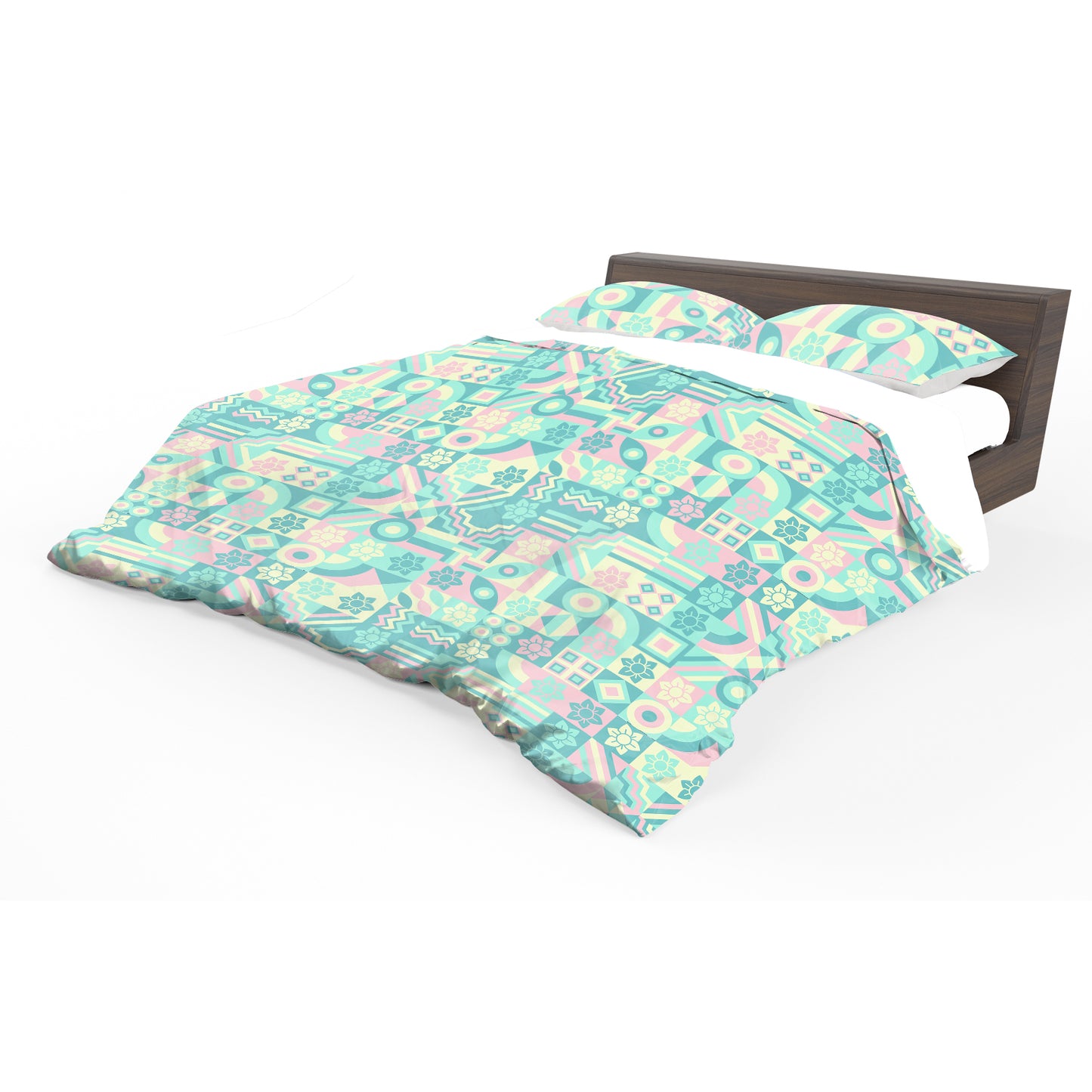 Pastel Shapes Duvet Cover Set