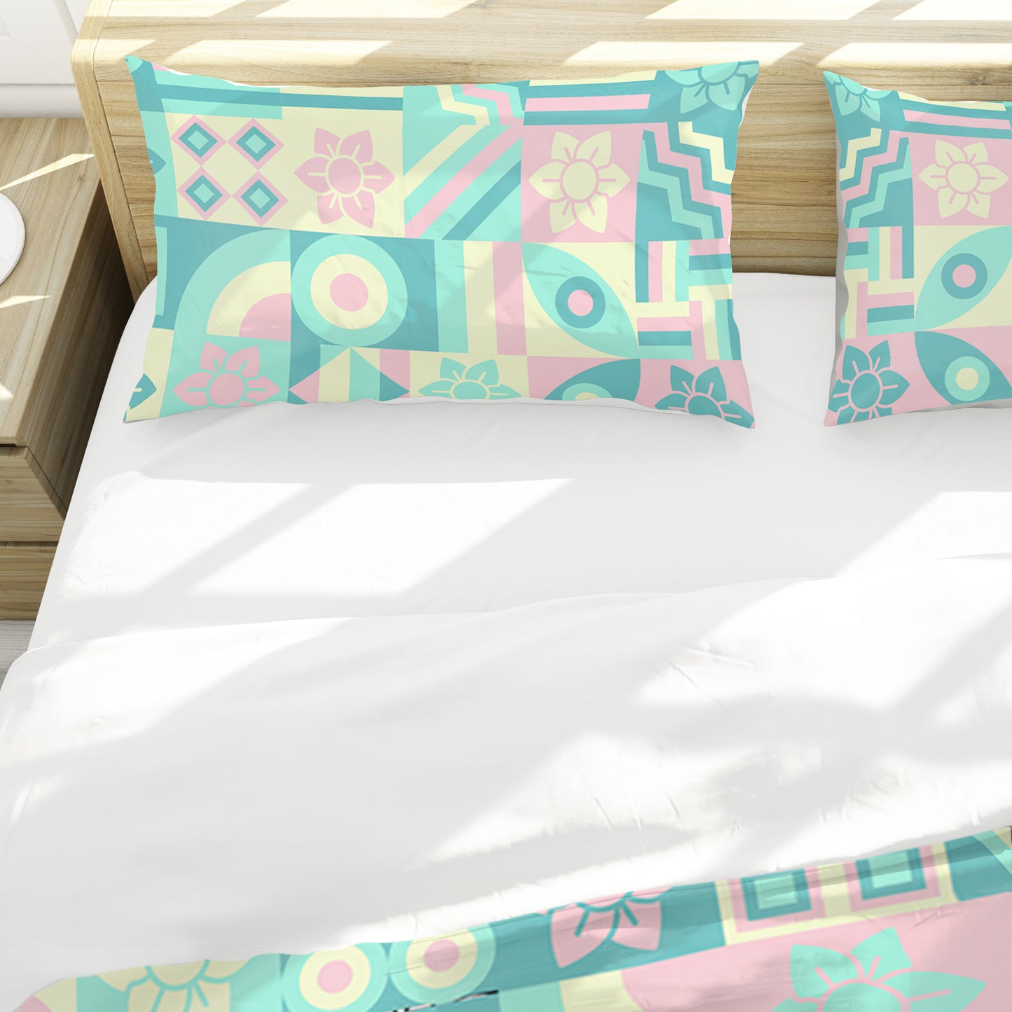 Pastel Shapes Duvet Cover Set