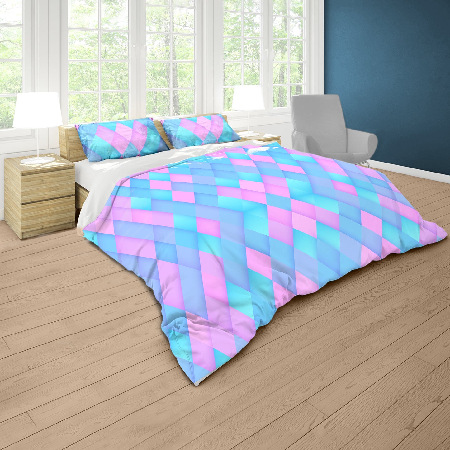 Pastel Spark Duvet Cover Set