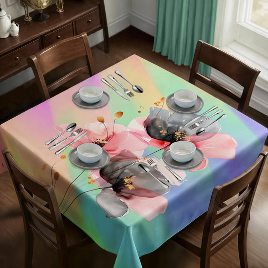 Pastel Square Tablecloth