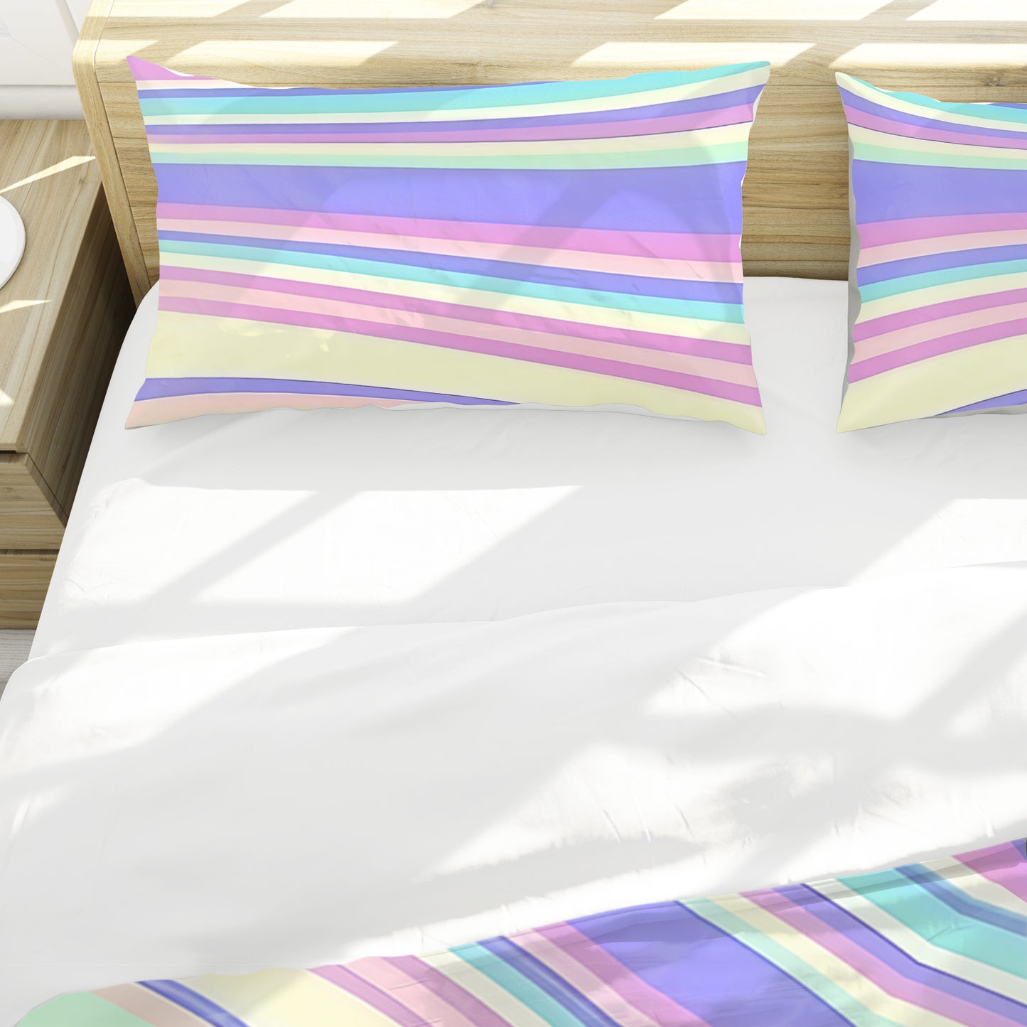 Pastel Tidal Swirls Duvet Cover Set