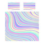 Pastel Tidal Swirls Duvet Cover Set