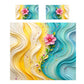 Pastel Waves Duvet Cover Set