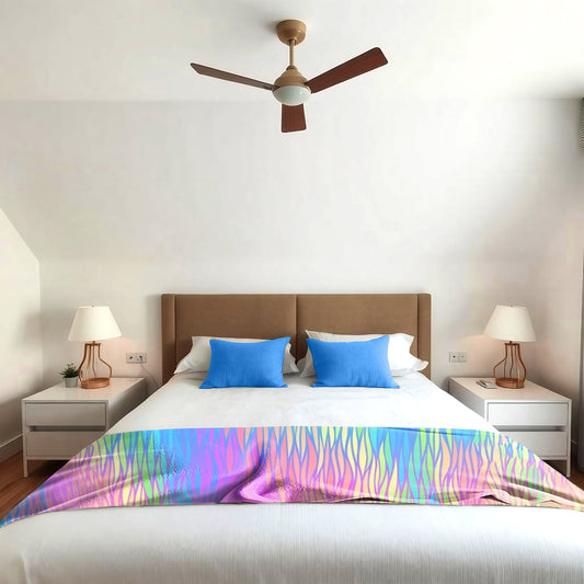 Pastel Flair Light Bed Throw