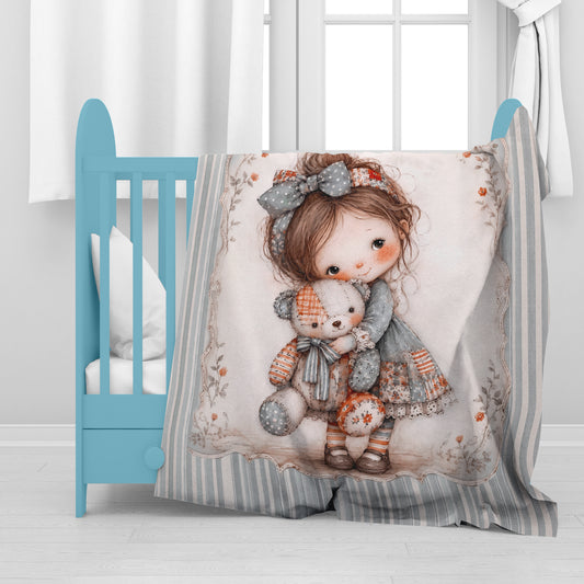 Patches of Love Baby Fleece Blanket