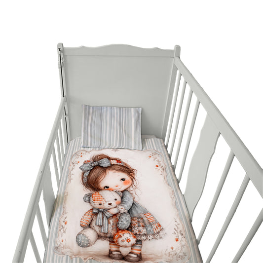 Patches of Love Cot Set