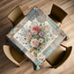 Patchwork Floral Square Tablecloth