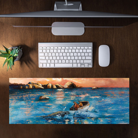 Paternoster Sunset Large Desk Pad By Cherylin Louw