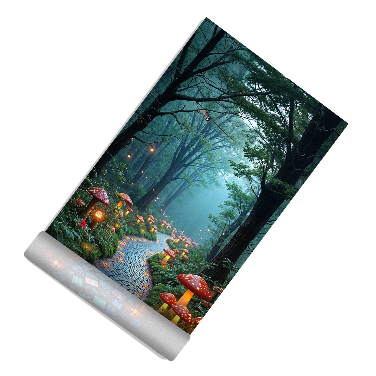 Path of the Fungi Whisper Door Decoupage
