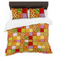 Patterned Squares Duvet Cover Set