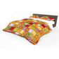 Patterned Squares Duvet Cover Set