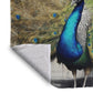 Pavo Cristatus Plumage Peacock Light Weight Fleece Blanket By Nathan Pieterse
