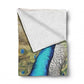 Pavo Cristatus Plumage Peacock Light Weight Fleece Blanket By Nathan Pieterse
