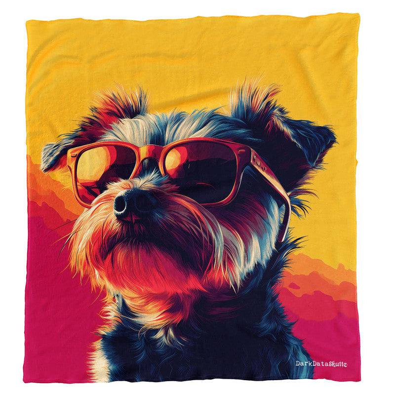 Pawsh Pup Light Weight Fleece Blanket by Wikus Schalkwyk