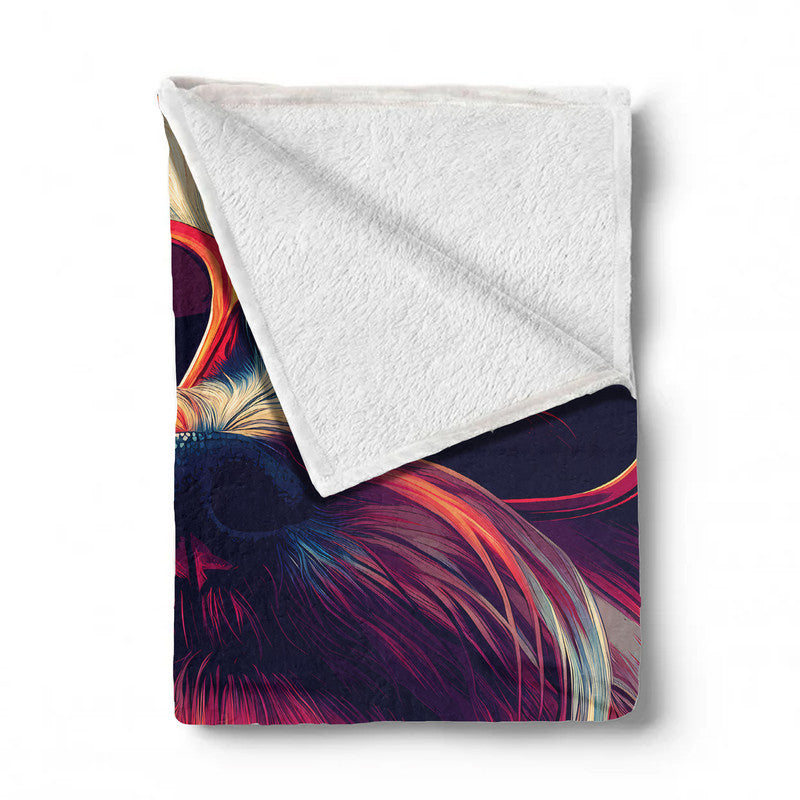 Pawsh Pup Light Weight Fleece Blanket by Wikus Schalkwyk