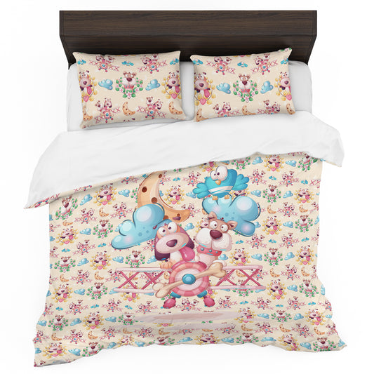 Paws in the Clouds Kids Duvet Cover Set