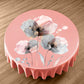 Peach Poppy Round Tablecloth