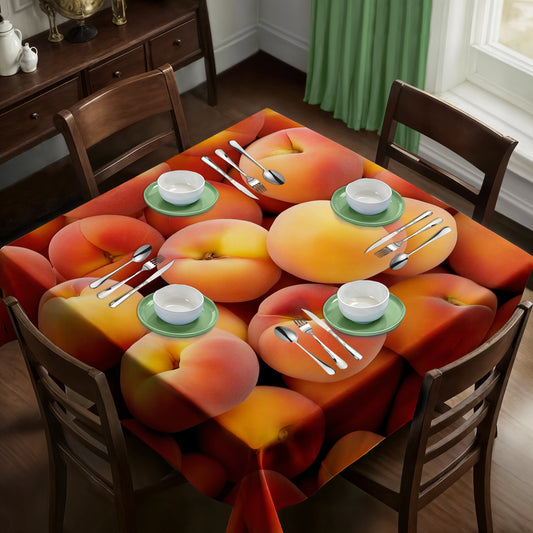 Peaches Square Tablecloth