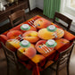 Peaches Square Tablecloth