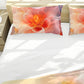 Peach to Turquoise Floral Duvet Cover Set