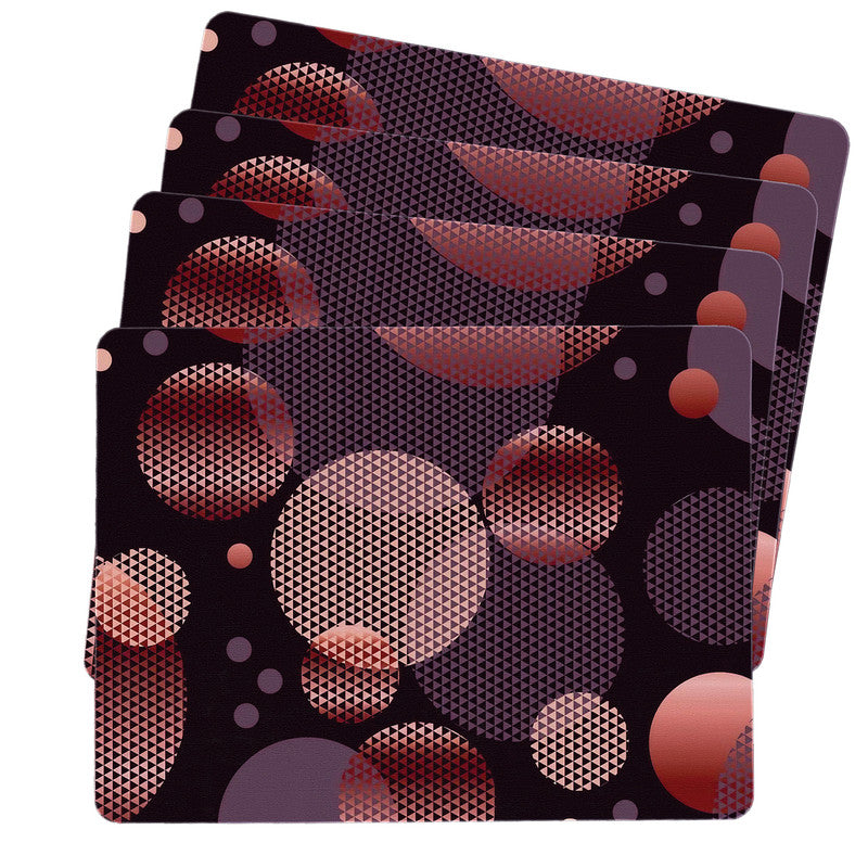 Peachy Circles Placemats