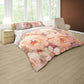Peachy Antique Petal Whispers Duvet Cover Set