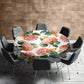 Peachy Hydrangeas Round Tablecloth by Mark van Vuuren