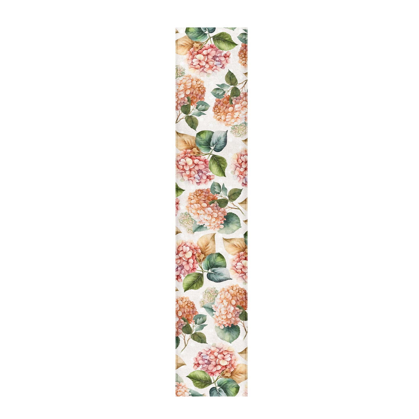Peachy Hydrangeas Table Runner by Mark van Vuuren