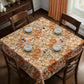 Peachy Peonies Square Tablecloth