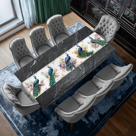 Peacock Colours Table Runner by Mark van Vuuren