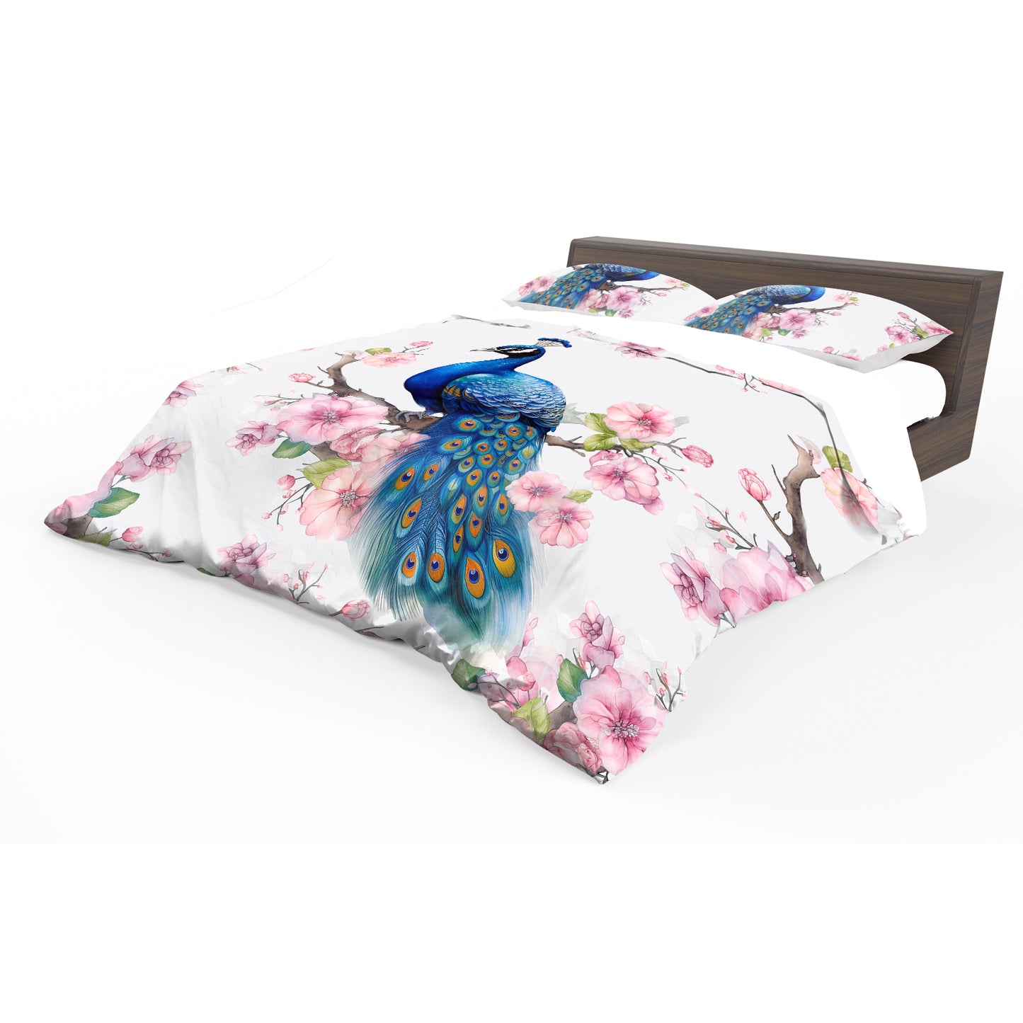 Peacock Duvet Cover Set by Mark van Vuuren
