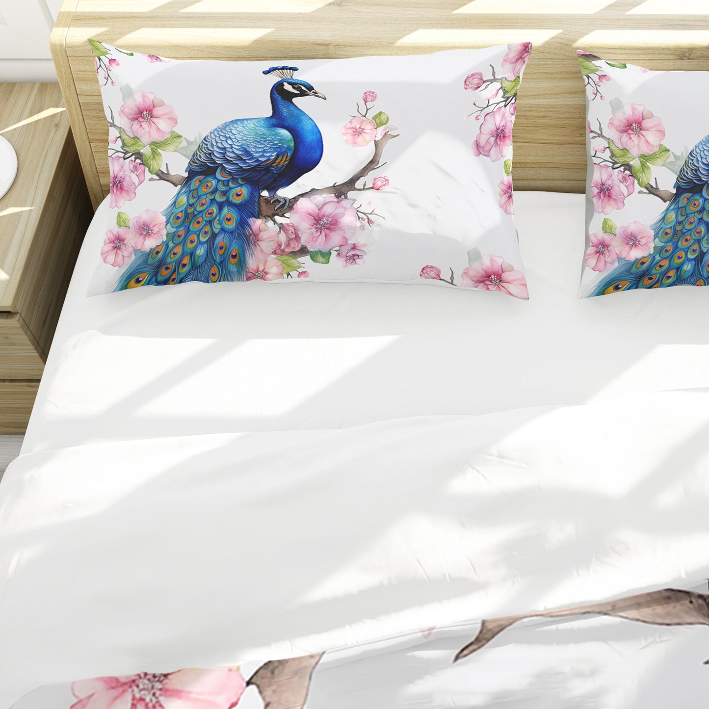 Peacock Duvet Cover Set by Mark van Vuuren