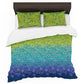 Peacock Gradient Duvet Cover Set