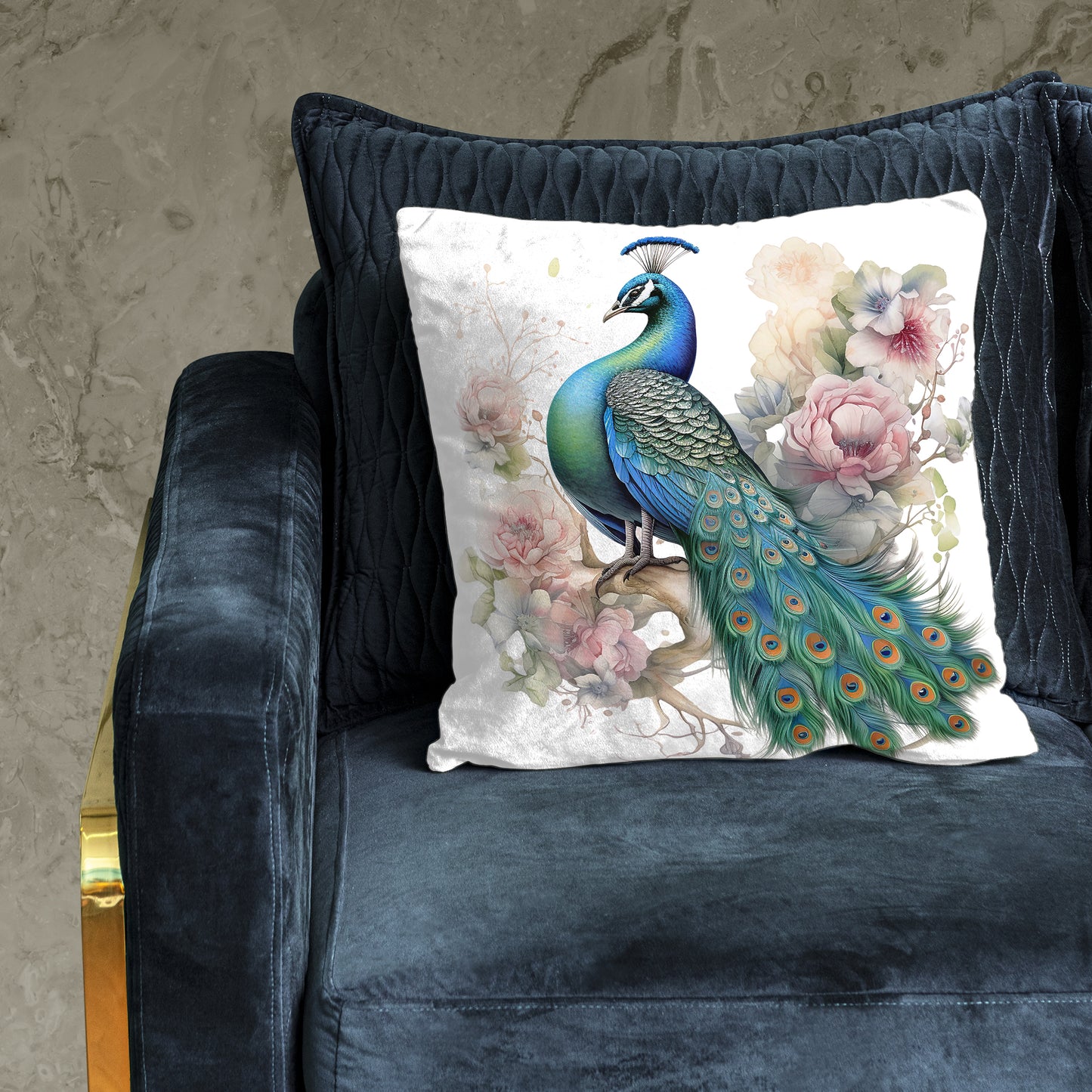 Peacock Luxury Scatter by Mark van Vuuren