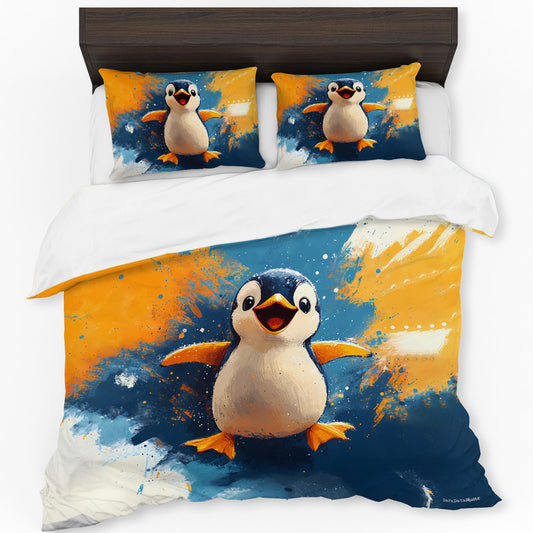 Penguin Duvet Cover Set by Wikus Schalkwyk