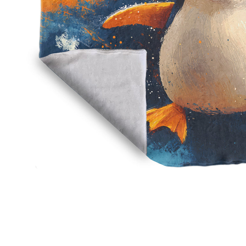 Penguin Minky Blanket by Wikus Schalkwyk