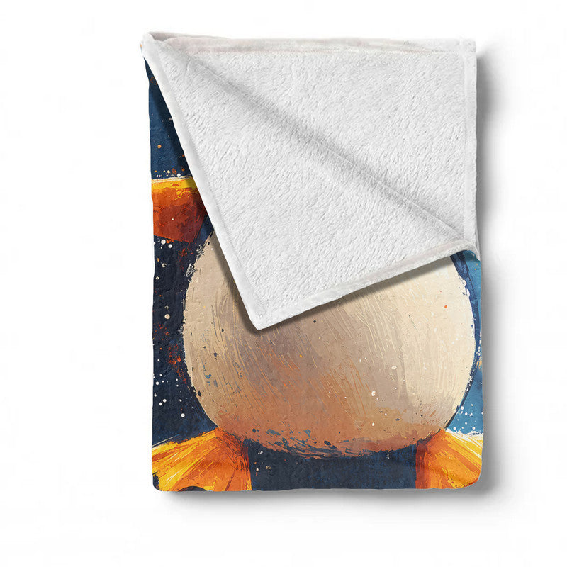 Penguin Minky Blanket by Wikus Schalkwyk