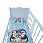 Penguin Family Cot Set