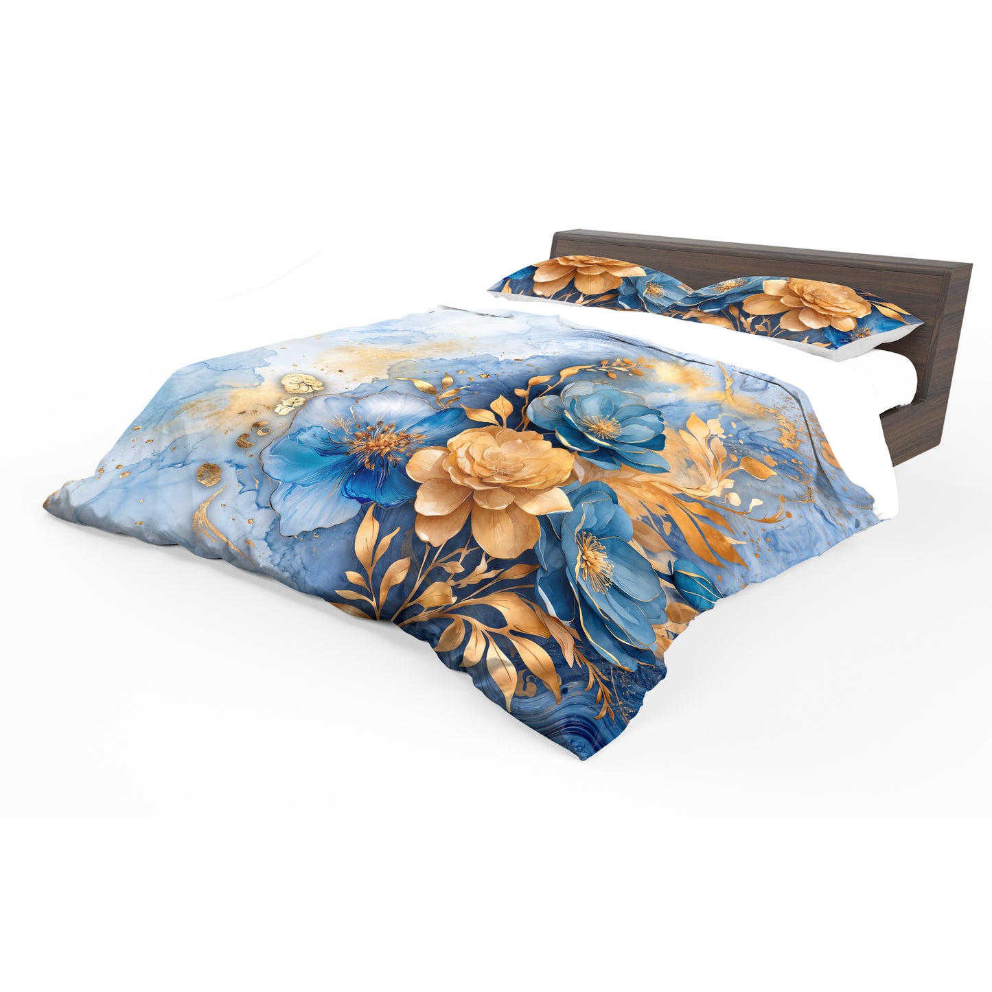 Peonies and Camellias Oasis Duvet Cover Set